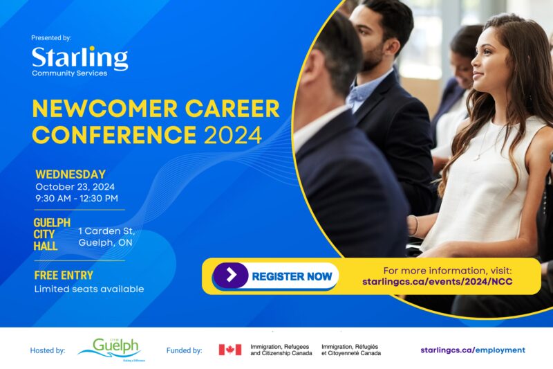 Newcomer Career Conference 2024 36 x 24 in